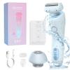 Electric Shaver for Women, Bikini Trimmer for Women, Silk Glide Pro Shaver, 2 in 1 Electric Razors for Women, Waterproof Painless Wet & Dry, Removable Head for Bikini, Legs, Body view 1