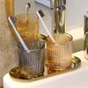 MAKEJ Couples Mouthwashing Cup Toothbrush Cup Household Mouthwash Cup Set Tooth Cup view 1