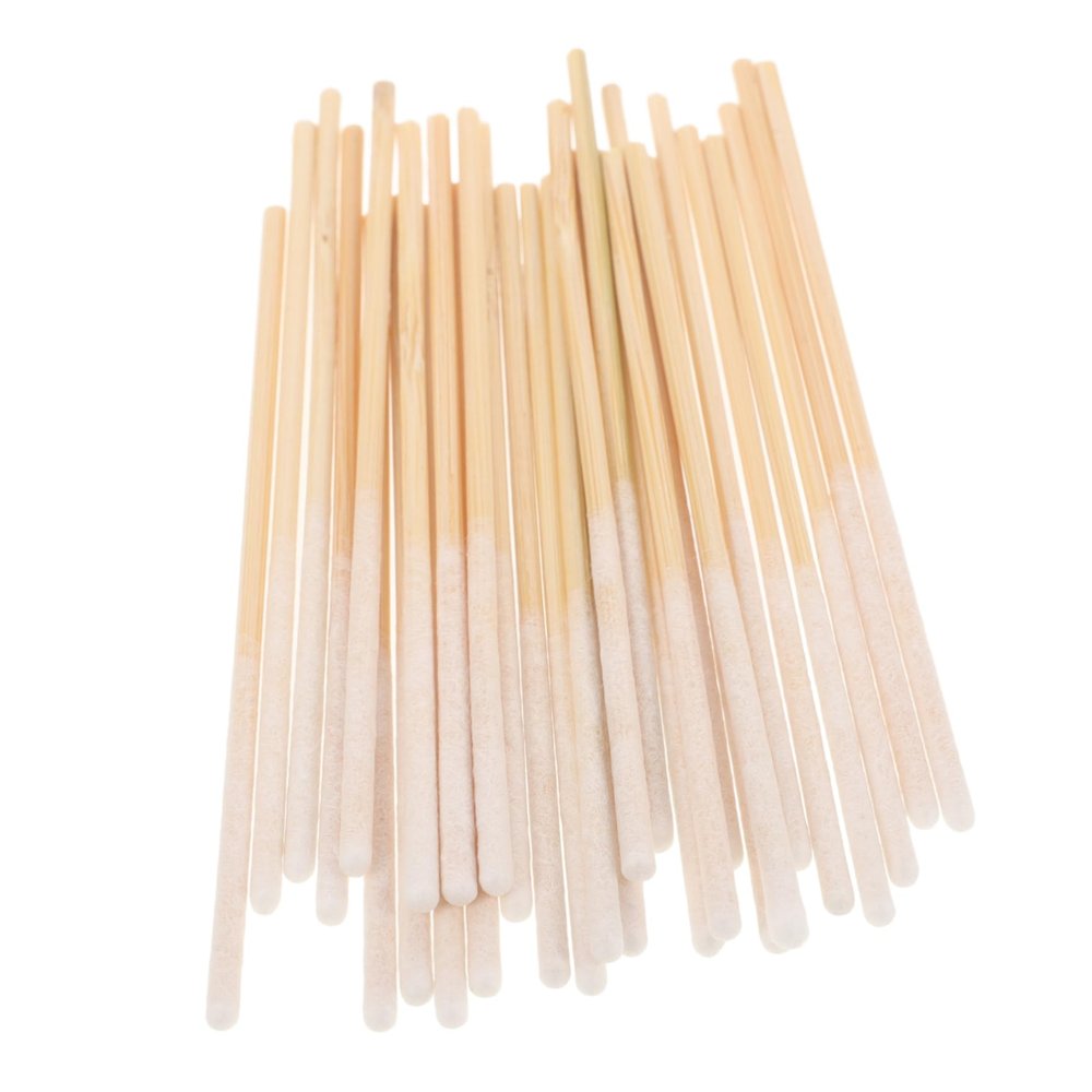 Baluue 150pcs Long Cotton Swabs Multi-purpose Disposable Applicators for Makeup Ear Cleaning and Beauty Salon Use Cotton Strong Absorption Comfortable Design