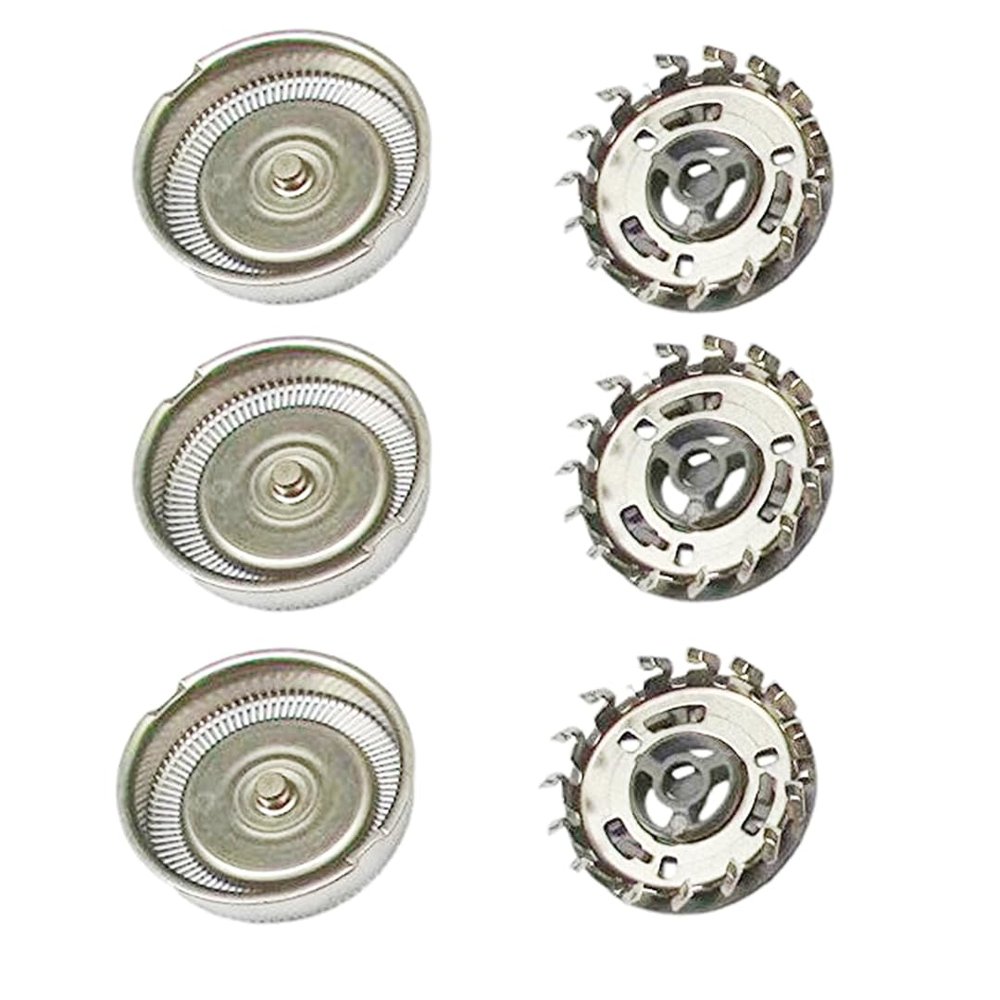 2024 Upgraded 3Pcs HQ4 Replacement Shaver Heads Cutter for P-hilips N-orelco HQ56 HQ55 HQ4 HQ3 Razor 3605X, 3604X, 3601X, 3405LC, 5625X, 5812XL, HQ40, PQ208