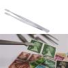 DJFKDYHPE Hair Removal Tweezers Tweezers Philately Stamps Collector Tools Stainless Steel Stamp Tweezers Tweezers view 2