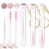 30 Pieces Disposable Mascara Wands Set,Include 5 Pcs Glitter Lash Spoolies Brush 10 Pcs Lip Brush and 15 Pcs Reusable Empty Eyelash Brush Tubes for Women Girls(Multi 3 color) view 1