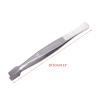 DJFKDYHPE Hair Removal Tweezers Stainless Steel Stamp Tweezers Tongs Flat Wide Tip Precision Philately Tweezers for Stamps Documents Photo Development Tweezers view 2