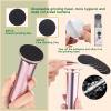 Darmave Electric Foot Callus Remover, Smooth Pedicure Wand with 60 Sanding Pads, Foot Scrubber File, Pedicure Tools for Feet, Heel Scraper for Cracked Heels view 2