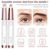 gurelax Electric Eyebrow Razor for Women,Eyebrow Hair Remover, Painless Eye Brow Trimmer Shaper with LED Light, USB Rechargeable, Eye Brow and Face Epilator as Stockings Stuffers view 3