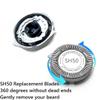 SH50/52 Replacement Heads Compatible with Philips Norelco 5000 Replacement Heads, Sh50 Razor Blades Compatible with Norelco 5000 Replacement Blades, ATXX(S5xxx), PTXX (PT8xx, PT7xx) (SH50-6Pack) view 2