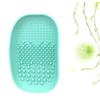 minkissy 2pcs Makeup Brush Cleaning Mat Makeup Brush Cleaner Material Easy to Use for Storage view 3