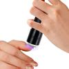 Pineeseatile Mini LED Nail Flashlight Handheld UV Nail Art Press Light Portable Nail Dryer for Gift view 3