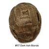 Toupee for Men Full Poly Hair Replacement System European Human Hair Toupee 0.1mm Durable Skin PU Injection Men Hairpiece 6x8"-120% Density#17 Dark Ash Blonde view 2