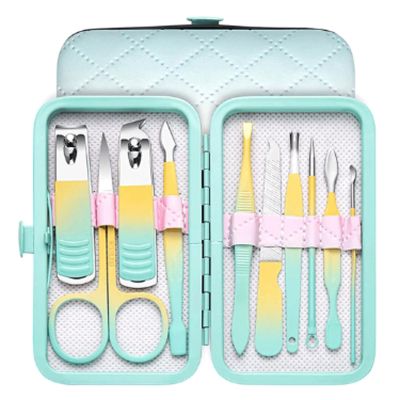 10/12/18Pcs Stainless Steel Professional Nail Scissors Cutter Nail Clippers Tools Pedicure Sets Manicure Set for Daily Use