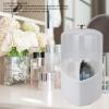 AUNMAS Plastic Makeup Holder, 24.5x12.5cm 360 Degree Rotation Brushes Holder Organizer with 8 Makeup Brushes for Home, Office or Travel (White) view 2