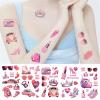 10 Sheet Pink Pastel Temporary Tattoos for Girls, Birthday Party Decorations Supplies Party Favors Tattoo Sticker Style Sweet Gift for Kids Cute Prizes Themed Game Activities Reward (Pink) view 1