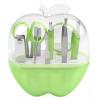LASTRAN 9 Pcs/Set Nail Art Care Tools Apple Shape Portable Pedicure Finger Nails Pliers Nail Manicure Set for Beginners view 1