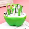 LASTRAN 9 Pcs/Set Nail Art Care Tools Apple Shape Portable Pedicure Finger Nails Pliers Nail Manicure Set for Beginners view 3