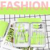 LASTRAN Bright Green Professional Nail Care kit 8/12/16 Pcs Nail Tools Set Nail Tech Must Haves for Manicuring Pedicuring view 2