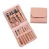 LASTRAN 4/12/16 Pcs Stainless Steel Pedicure Care Grooming Kit Travel Mini Manicure Set Nail Clipper Kit for Traveling Home Use view 1