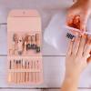 LASTRAN 4/12/16 Pcs Stainless Steel Pedicure Care Grooming Kit Travel Mini Manicure Set Nail Clipper Kit for Traveling Home Use view 4