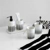 MAKEJ Striped Toothbrush Wash Cup Set Couple Mouthwash Cup Toothbrush Toothbrush Cup Household Ceramics view 2