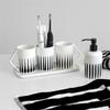 MAKEJ Striped Toothbrush Wash Cup Set Couple Mouthwash Cup Toothbrush Toothbrush Cup Household Ceramics view 4