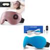 Ezona Dual-Mode Heated Eye Therapy System:USB Mask (Cotton) & Cordless Silk Sleep Mask for Dry Eyes/Blepharitis view 1