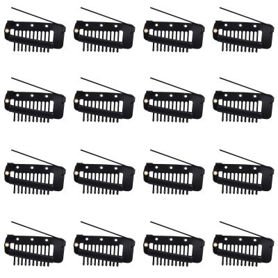 16 Pcs Chunni Clips Multipurpose Dupatta Clips Secure Wig Tikka Black