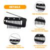 16 Pcs Chunni Clips Multipurpose Dupatta Clips Secure Wig Tikka Black view 3