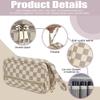 CAIRIAC Essential Oil Carrying Case Holds 12 Bottles (5mL-20mL, Also Fits for Roller Bottles), Portable Double-Layer Organizer for Essential Oils and Accessories (Khaki) view 3