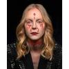 3PCS Halloween Face Temporary Tattoos Vampire Face Jewels Sticker Blood Tears Glitter Sparkle Face Gems Crystal Sticker Adhesive Waterproof Stick on for Women Girls for Carnivals Raves Parties view 3