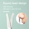 4-Pack Nose Hair Scissors Premium, featuring Curved Safety Blades and Rounded Tips, are Ideal for Trimming Nose Hair, Eyebrows, and More view 3