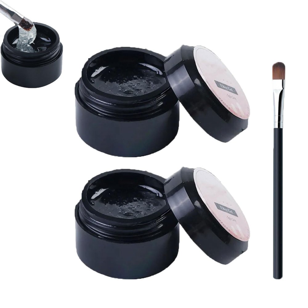 1/2/3PCS Nail Repair Protection Gel, Nail Repair Gel, Instant Cracked Nail Repair Gel, Nail Repair Kit For Split Natural Nail, For Natural Nails, Easy Quick Fix, Home & Salon Use (2PCS)