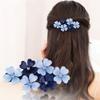 Acrylic Hair Clip Adult Flower Top Clip Headdress Versatile Spring Clip Head Flower Hair Clip(Darkbrown) view 3