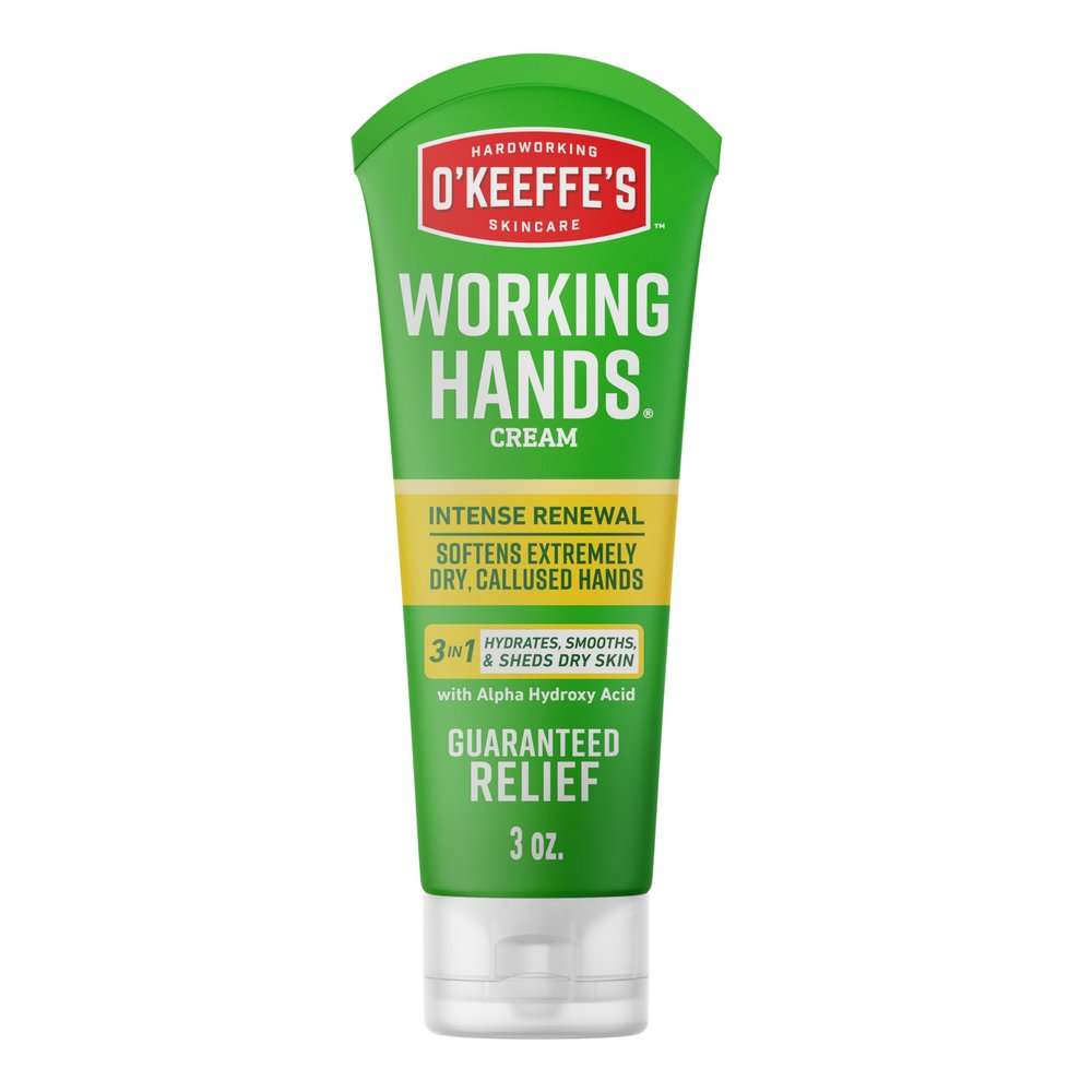 O'Keeffe's Working Hands Intense Renewal Hand Cream, 3 oz Tube (Pack of 1) - Softens and Smooths Extremely Callused, Dry Hands