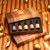 LOVERY (5 Pack Beard Oil for Men, Natural Mens Beard Oil Kit Variety Set - Sandalwood, Vanilla, Cedarwood, Pine, Unscented, W Argan & Jojoba Oil, Mens Beard Softener Grooming Gifts for Him view 2