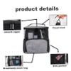 Shower Caddy Mesh Shower Bag Toiletry Bag Mesh Waterproof Cosmetic Bag Hanging Shower Organizer Basket for Bathroom Gym Travel Camping 22.5x14.5x25 cm Grey. view 2