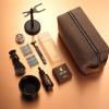Christmas Gifts for Men, Deluxe Shaving Kit for Men, 17pc Shaving Brush Kit with Double Edge Safety Razor, Razor Blades, Sandalwood Bar Soap, Preshave Beard Oil & More, Mens Beard Kit, Birthday Gift view 2