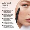 Kitsch Dermaplane Razor for Women Face  Face Razors for Women & Men, Eyebrow Trimmer & Face Shaver  Exfoliating Facial Razor & Skin Care Tool for Smoother Skin - Black, 6 pcs view 3