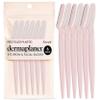 Kitsch Dermaplane Razor for Women Face  Face Razors for Women & Men, Eyebrow Trimmer & Face Shaver  Exfoliating Facial Razor & Skin Care Tool for Smoother Skin - Blush, 6 pcs view 1