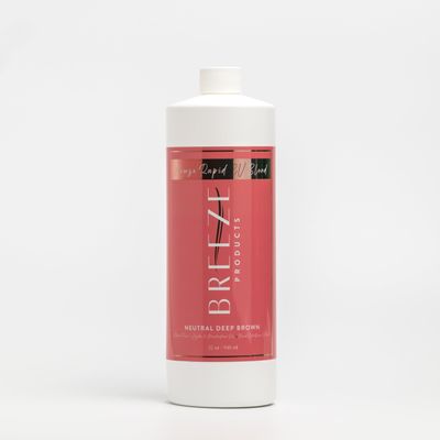 Sunless Tanning Solution, CV(Caramel, Violet Blend) Rapid 32oz by Breeze