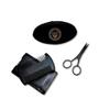 Beard Brush Scissors Wood Comb Travel Bag 5pc Facial Kits Premium Grooming Kit for Beards & Mustaches Men's Care Travel Gift Set view 3