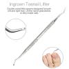 YHQCT 11 Pcs/Set Ingrown Toenail Removal Correction Clippers Professional Pedicure Tools Nail Care for Foot Care view 4