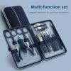 YHQCT Manicure Set Stainless Steel Pedicure Kit Nail Clippers Cutter Tools Kits Portable Travel Pack for Man Woman view 3