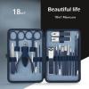 YHQCT Manicure Set Stainless Steel Pedicure Kit Nail Clippers Cutter Tools Kits Portable Travel Pack for Man Woman view 4