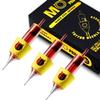 Tattoo Cartridge Needles - 20PCS MO PRO Expert Grade Disposable Tattoo Needles Standard #12 Round Shader 14, Silicone Finger Ledge for Excellent Comfort, Grip and Control view 4