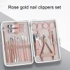 YHQCT 7/10/12 Pcs Nail Tools Pedicure Scissor Nail Clipper Manicure Set Stainless Nail Cutter Personal Care Kit view 4