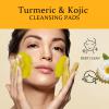 Turmeric Cleansing Pads for Face, Turmeric Exfoliating Face Scrub Pads with Vitamin C, Turmeric Face Scrub Pads Helps Balance Skin Oil And Water, Turmeric Pads Suitable for All Skin Types (40) view 4
