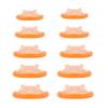 Lash Lift Pads Eyelash Perm Shield C Curl 5 Size Lash Lift Lamination Pad, Rapid 5 Minute Eyelash Lifting Shields Make Eyes Voluminous Flexible C curl Pads Extreme Perm Rod 100 Applications(Orange) view 1
