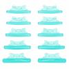 Lash Lift Pads Eyelash Perm Shield C Curl 5 Size Lash Lift Lamination Pad, Rapid 5 Minute Eyelash Lifting Shields Make Eyes Voluminous Flexible C curl Pads Extreme Perm Rod 100 ApplicationsGreen view 1