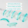 Lash Lift Pads Eyelash Perm Shield C Curl 5 Size Lash Lift Lamination Pad, Rapid 5 Minute Eyelash Lifting Shields Make Eyes Voluminous Flexible C curl Pads Extreme Perm Rod 100 ApplicationsGreen view 2