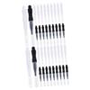 minkissy 120pcs Brow Brush Tool with Caps Eyebrow Lamination Brushes for Eyelash Extensions and Portable for view 1