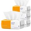 4 Pack Face Towels Disposable,100 Count Ultra Thick Disposable face towels Facial Wash Cloth for Sensitive Skin, Face Clean Towels, Lint- free Facial Tissue view 1